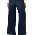 Stride Wide Leg w/ Velvet Trim - Eastmoor Jeans Liverpool