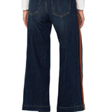 Stride Wide Leg w/ Velvet Trim - Eastmoor Jeans Liverpool