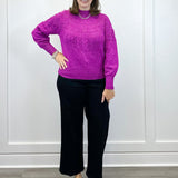 Stripe Crop Wide - Black Rinse Jeans Liverpool