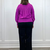 Stripe Crop Wide - Black Rinse Jeans Liverpool