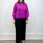 Stripe Crop Wide - Black Rinse Jeans Liverpool