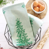 Strofinaccio Green Tree Dish Towels - Set of 2 Seasonal Vietri