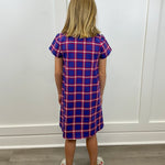 Studious Dress - Windowpane Plaid Girls Play Dresses Finding Foxtale