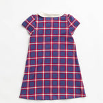 Studious Dress - Windowpane Plaid Girls Play Dresses Finding Foxtale