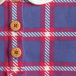 Studious Dress - Windowpane Plaid Girls Play Dresses Finding Foxtale