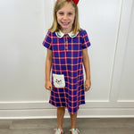 Studious Dress - Windowpane Plaid Girls Play Dresses Finding Foxtale