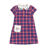 Studious Dress - Windowpane Plaid Girls Play Dresses Finding Foxtale