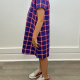 Studious Dress - Windowpane Plaid Girls Play Dresses Finding Foxtale
