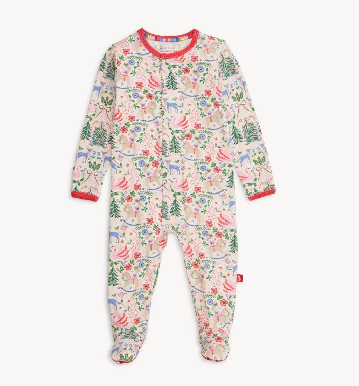 Sugar Plum Dreams Modal Footie - Sugar Babies Children's Boutique/Meg's Shoppe