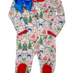 Sugar Plum Dreams Modal Footie Baby Sleepwear Magnetic Me