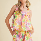 Sunburst Bloom Set - Lime/Orange Tops &Merci