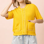 Sunny Day Stitch Cardigan Sweaters VERY J