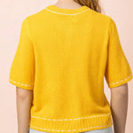 Sunny Day Stitch Cardigan Sweaters VERY J