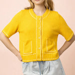 Sunny Day Stitch Cardigan Sweaters VERY J