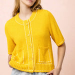 Sunny Day Stitch Cardigan Sweaters VERY J