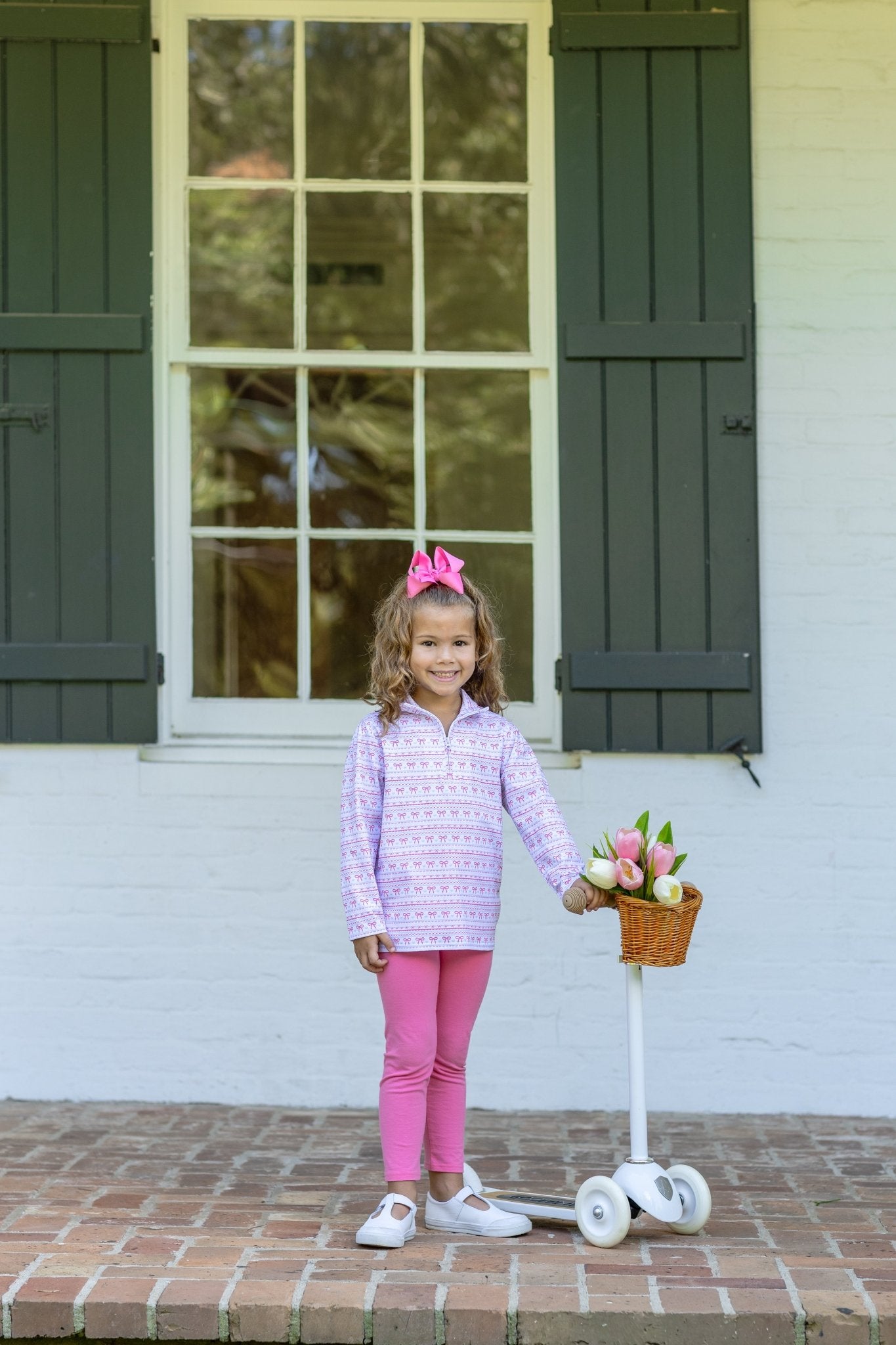 Sweetheart 1/4 Zip Pullover Set Girls Sets Trotter Street Kids