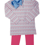 Sweetheart 1/4 Zip Pullover Set Girls Sets Trotter Street Kids