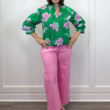 Sweetheart Scallop Pants - Pink Pants Entro