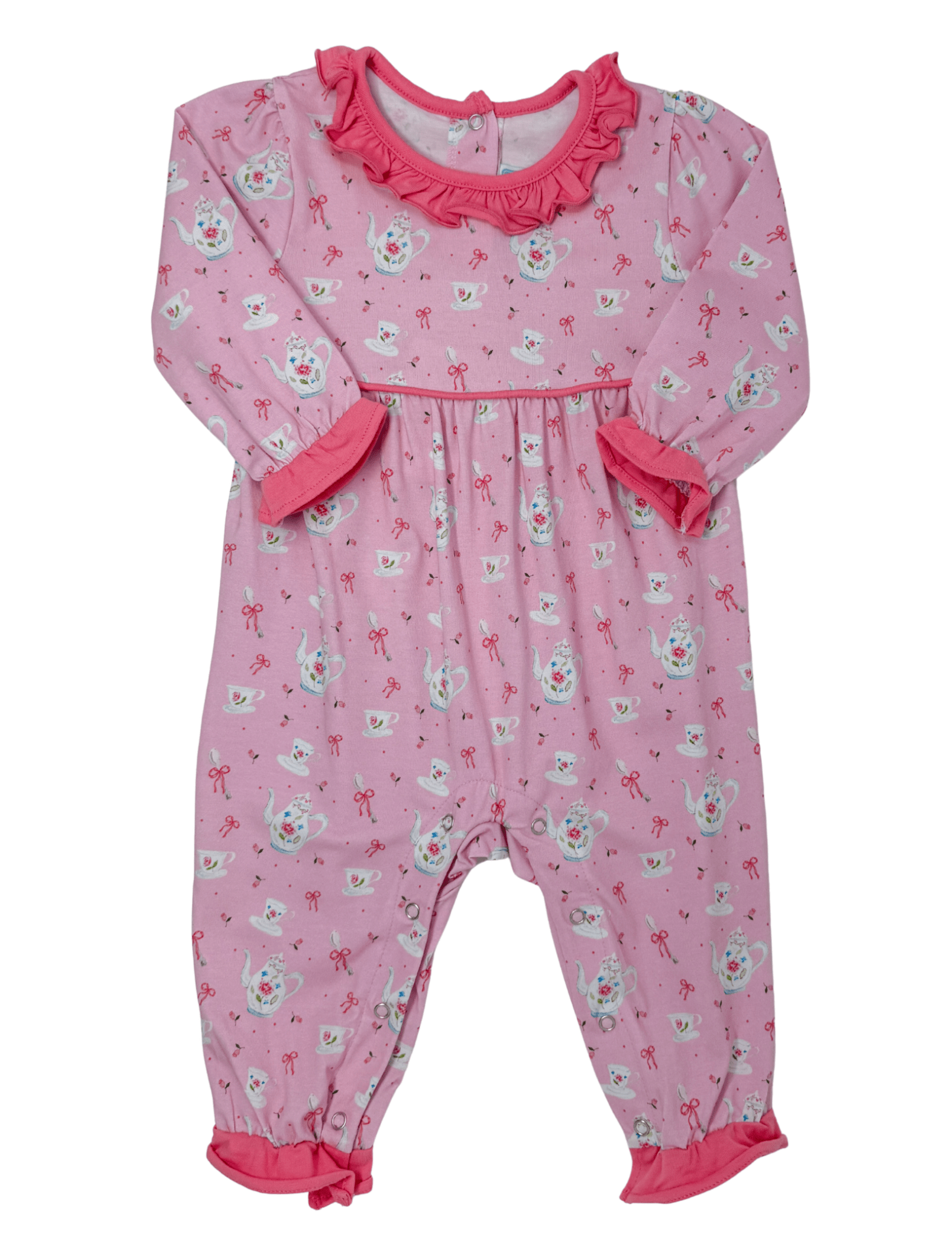 Tea For Two Romper Girls Bubbles + Rompers Trotter Street Kids