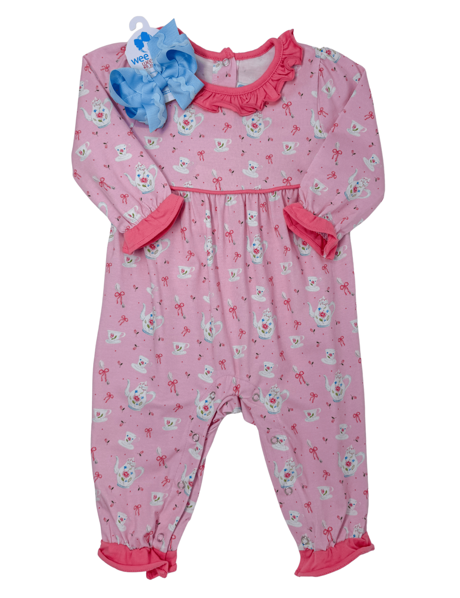 Tea For Two Romper Girls Bubbles + Rompers Trotter Street Kids