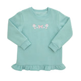 Teacups Ruffle Pullover Girls Sweaters + Sweatshirts Itsy Bitsy