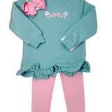 Teacups Ruffle Pullover Girls Sweaters + Sweatshirts Itsy Bitsy