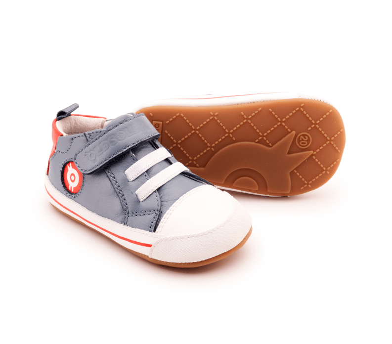 Team Bub - Indigo/Bright Red Boys Shoes Old Soles