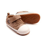 Team Bub - Taupe/Navy Boys Shoes Old Soles