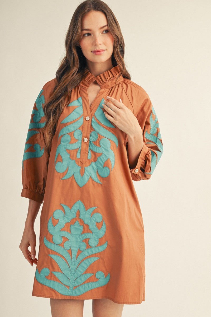 Terracotta Tide Dress Short Dresses Jodifl