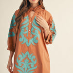 Terracotta Tide Dress Short Dresses Jodifl
