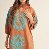 Terracotta Tide Dress Short Dresses Jodifl