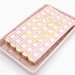 Textured Guest Towel Tray - Pink Home Decor 8 Oak Lane