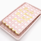 Textured Guest Towel Tray - Pink Home Decor 8 Oak Lane