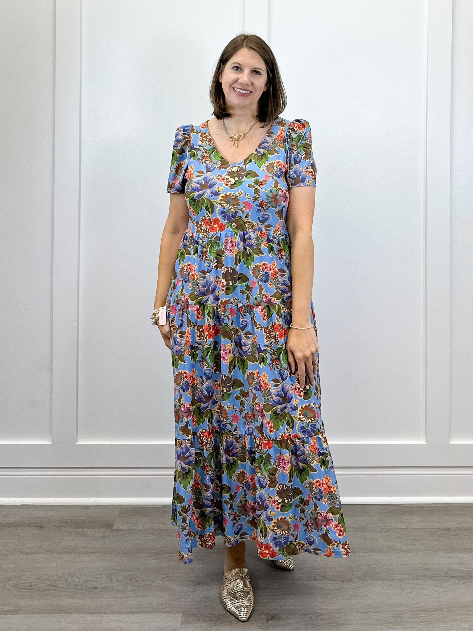 The Agatha Dress - Antique Petals