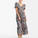 The Agatha Dress - Antique Petals Long Dresses Smith & Quinn