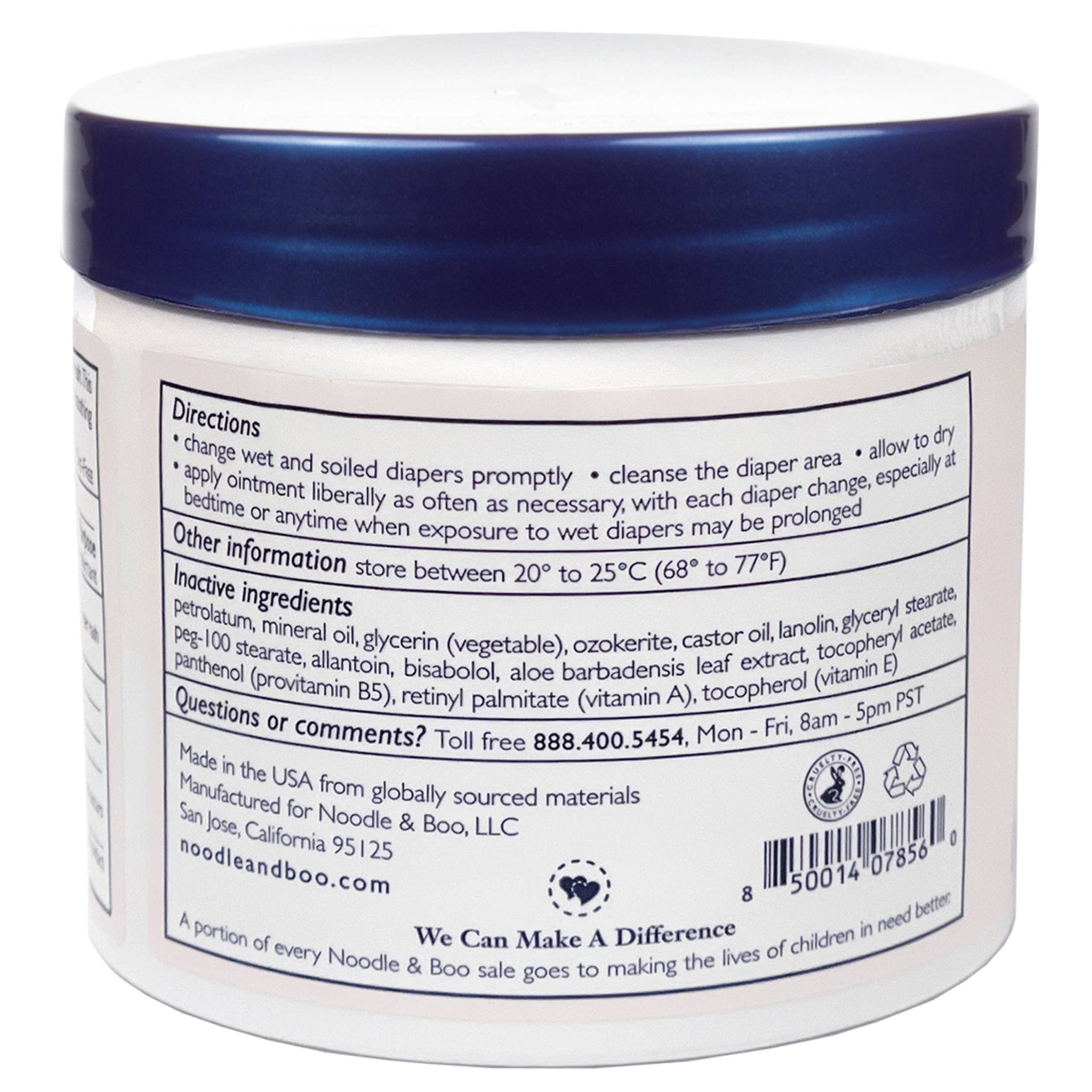 The Best Diaper Rash Ointment - 10 oz Bath Noodle & Boo