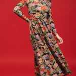 The Clover Dress - Midnight Petals - Sugar Babies Children's Boutique/Meg's Shoppe