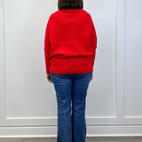 The Cozy Cranberry Mock Neck Sweater - Ruby Sweaters Zenana