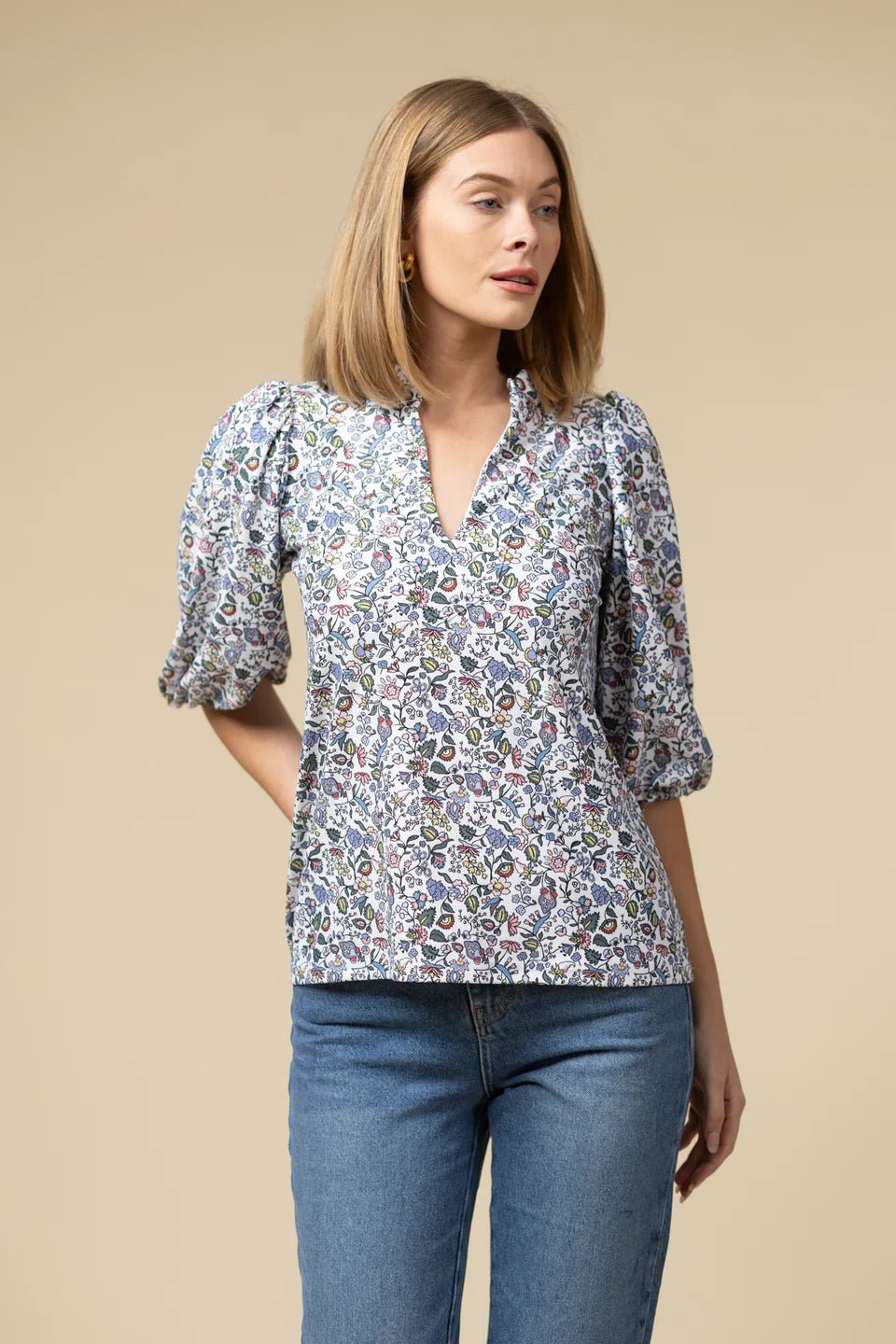 The Eliza Top - Little Flowers Tops Smith & Quinn