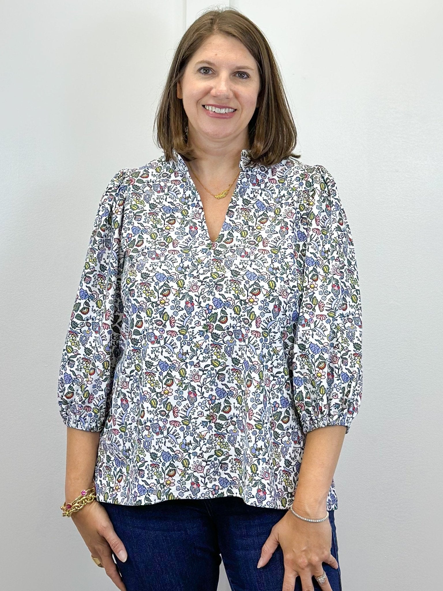 The Eliza Top - Little Flowers