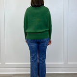 The Evergreen Mock Neck Sweater - Dark Green Sweaters Zenana