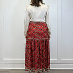 The Faye Skirt - Nordic Paisley Multi Skirts Smith & Quinn