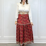 The Faye Skirt - Nordic Paisley Multi Skirts Smith & Quinn