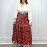 The Faye Skirt - Nordic Paisley Multi Skirts Smith & Quinn