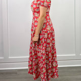 The Heidi Dress - Geranium Pot Long Dresses Smith & Quinn