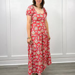 The Heidi Dress - Geranium Pot Long Dresses Smith & Quinn