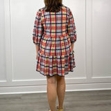 The Tory Dress - Coastal Plaid Short Dresses Smith & Quinn