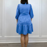 The Tory Ponte Dress - Oxford Short Dresses Smith & Quinn