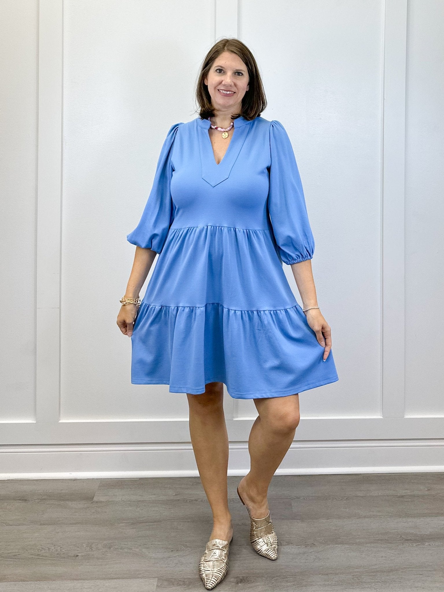 The Tory Ponte Dress - Oxford