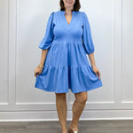 The Tory Ponte Dress - Oxford Short Dresses Smith & Quinn